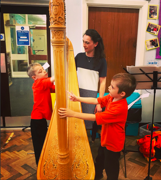 Musical Workshops at Ysgol Heol Goffa SEN School in Carmarthen - September 2018